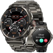 Resim Amaztim Akıllı Saat, Hd Büyük Ekran, 100 Gün Pil Ömrü - Erkekler Için - Siyah 