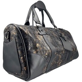 Resim David Rossi Deri Ve Süet Damarlı Spor Çantası 