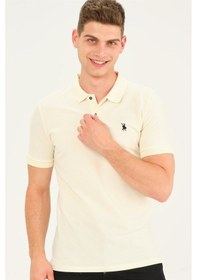Resim T8561 Dewberry Erkek Tshırt-kemik Kemik 