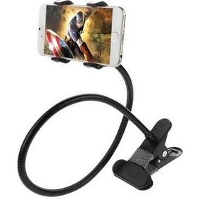 Resim Akrobat Telefon Tutucu Oynar Başlıklı (Siyah) (Kutusuz) 