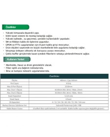 Resim Erat Tip.1 3 Kasetli Fiber Optik Ek Kutusu 
