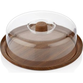 Resim Evelin Pasta Kek Fanusu 31 cm 