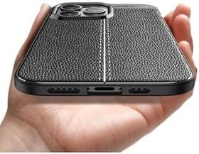 Resim Huawei Honor 70 Kılıf Deri Görünümlü Slim Silikon ile uyumlu 