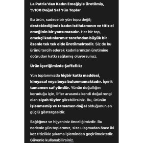 Resim Lapatria La Patria 3 Adet Xxxl Yün Çamaşır Kurutma Makinası Topu Beyaz Kese ve 10 ml Esans Yağ Hediye 