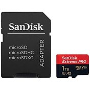 Resim SanDisk 1TB 200/140MB/s microSDXC Extreme Pro UHS-I A2 V30 Hafıza Kartı 