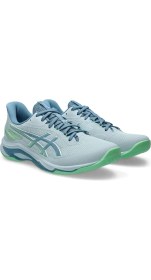 Resim Asics Netburner Ballistic Ff 4 Erkek Gravel/arctic Blue Voleybol Ayakkabısı 1051A088-020 