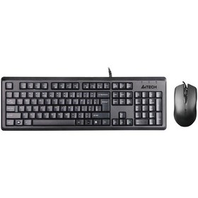 Resim A4-Tech KR-9276 Multimedya Kablolu Q Klavye Mouse Set 