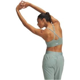 Resim Under Armour Vanish Seamless Low Bra Kadın Yeşil Antrenman Sporcu Sütyeni 1384417-348 Yeşil 