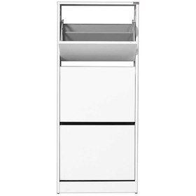 Resim Flat Duo 3 Katlı Ayakkabılık Dolabı - Beyaz 