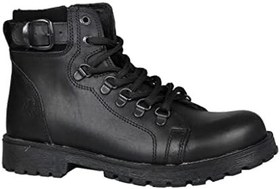 Resim RAKER 8028 Saf Deri (36-39 Arası) Siyah Unisex Bot Siyah 3 