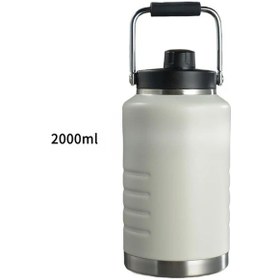 Resim Willowhaven Beyaz 2000ml Paslanmaz Çelik Termos Sızdırmaz Taşınabilir Kamp 