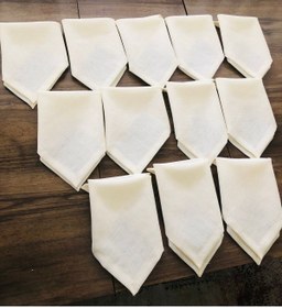 Resim İpekce kanavice 12 Kişilik Işlemelik Peçete Seti 