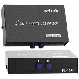 Resim S-LINK SL-152C 2 PORT VGA SWITCH 