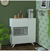 Resim BMdekor Çok Amaçlı Dolap Büge Beyaz 