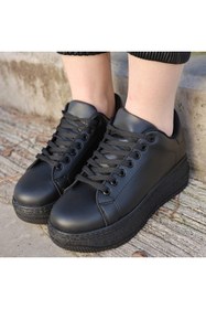 Resim tomıross Tomiross-Carol Kadın Poli Taban Bağcıklı Spor Sneaker Ayakkabı CRL-2810 