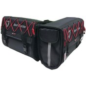 Resim Motosiklet Plastik Destekli Yan Çanta Takımı 2 Li Ky03 