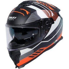 Resim Sw 865 Full Face Black Orange M Çok Renkli 