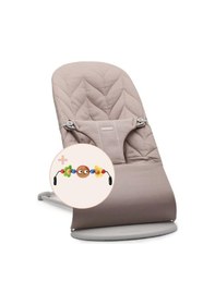 Resim BabyBjörn Bliss Ana Kucağı Petal Cotton Oyuncaklı / Sand Grey 