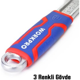 Resim Workpro WP272011 200MM Cr-V Profesyonel Kurbağacık Anahtar 