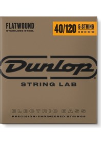 Resim Jim Dunlop Dbfs40120s Stainless Steel Flatwound Bas Gitar Teli 40-120 