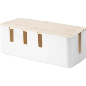 Resim Perfect Kablo Yönetimi Kutusu Masası Kordon Organizatör Kutusu Için Ev Ofis 12X5X4.6 Inç (Yurt Dışından) 