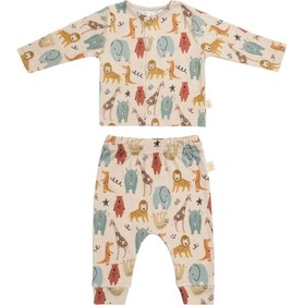 Resim 2'li Bebek Pijama Takımı - Jungle / 12-18 Ay 