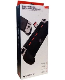 Resim Nintendo Oled Ek Oyun Kart Depolama Alanlı Rubber Grip 