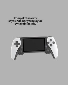 Resim Techmrt 3d Ekranlı Mini Oyun Konsolu + Multimedya 