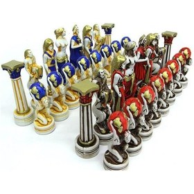 Resim Kenpazar Satranç Taşı Polyester Büyükboy Herkül Dekoratif Hediyelik 