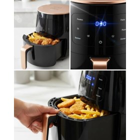 Resim Marsilyan Büyük Kapasiteli Air Fryer Aile Boyu Pişirme ve Kolay Temizlik 