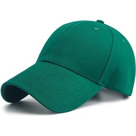 Resim Unisex Ayarlanabilir Yeşil Spor Basic Şapka Yeşil 