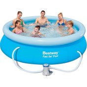 Resim Bestway Motorlu Şişme Yüzme Havuzu Oyun Havuzu 305X76CM FE003 
