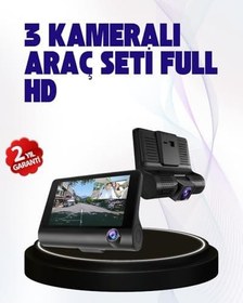 Resim 170° Geniş Açılı Araç Kamerası - 4.0” IPS Ekranlı Full HD DVR 