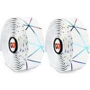 Resim Shineyee Süper Dayanıklı Yol Bisikleti Kol Tapası - Pu + Eva Malzeme, Su Geçirmez Ve Kayma Engellici, Renkli Desenli, 2 Adet Paket - Beyaz Renk Çok Renkli 