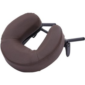 Resim Suntek Masaj Masası Yüz Beşiği Ve Yastık Alüminyum Kahve 