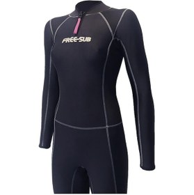 Resim Free-Sub 3Mm Thyphoon Siyah Kadın Sörf, Scuba Tüplü Dalış Elbises (521294051) Siyah 