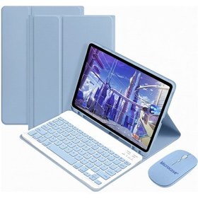 Resim Microcase Xiaomi Redmi Pad 2 Pro 12.1 İnch Tablet İçin Bluetooth Klavye Ve Mouse + Kılıf Bkk6 
