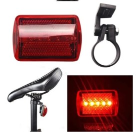 Resim Depposite 5 Ledli Bisiklet Arka Stop Ikaz Lambası 