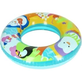 Resim Sevimli Hayvanlar Desenli Çocuk Deniz Simidi (3-6 Yaş) 