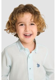 Resim U.s. Polo Assn. Erkek Çocuk Nil Gömlek Basic 50324683-vr083 Nıl 