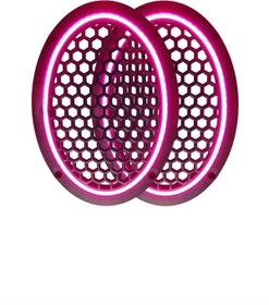 Resim Genel Markalar Neon Işıklı (6X9) Inç Kaliteli Plastik Hoparlör Ve Midrange Kapağı - 2 Adet - Mor 