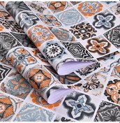 Resim Novahub 40 Adet 3m Su Geçirmez Mutfak/banyo Duvar Çıkartması, Kendinden Yapışkanlı Folyo, Yağa Dayanıklı, Klasik Desen, Çanak Ev Dekorasyonu/ 