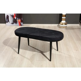 Resim Mymassa Soho Bench Sandalye - 11 Renk - Ahşap Ayak 
