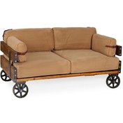 Resim Kütükhouse Wheel Cross Kanepe 2’Li 