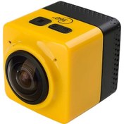 Resim Profisher Cube 360 Panoramik Wifi Sports Action Camera 