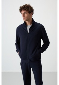 Resim Tommy Life Troy İndigo Standart Kalıp Erkek Eşofman Takım - 85196 İndigo 