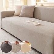 Resim 1 adet Modern Streç Şönil Kanepe Kılıfı, Elastik Bantlı Uyumlu Kanepe Koruyucu, Evcil Hayvan Dostu Polyester ve Spendex Karışımı, Makinede Yıkanabilir, Koltuk İçin Kaymaz Kılıf Tasarımı ile 4 Kişilik ve Modüler Kanepeler 