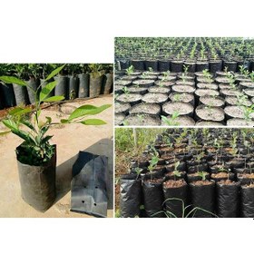 Resim Fidan Poşeti 100 Adet 15X28 Cm Fidan Torbası Fidan Poşeti Körüklü 