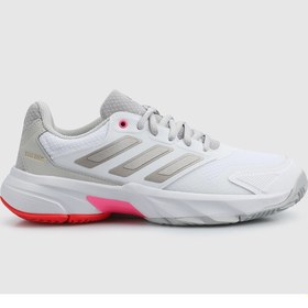 Resim adidas Courtjam Control 3 W Beyaz Kadın Tenis Ayakkabısı Ih2968 
