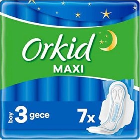 Resim Orkid Maxi Hijyenik Ped Gece 7'li 